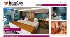 Desktop Screenshot of hotelesdeamor.com