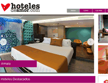 Tablet Screenshot of hotelesdeamor.com